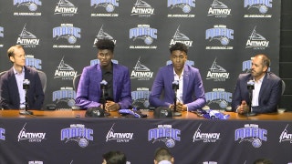 Jonathan Isaac and Wesley Iwundu - Orlando Magic press conference (Part 1)