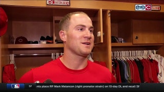 Scott Schebler hopes Stephen Vogt won't throw darts at his picture