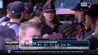 HIGHLIGHTS: Clevinger strikes out a career-high nine batters in six innings