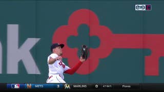 HIGHLIGHT: Zimmer covers a ton of ground to make diving catch in center