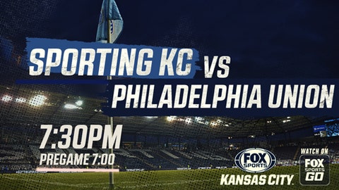 Sporting KC returns home for matchup against Philadelphia Union