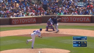 WATCH: Brewers score 7 runs in one inning vs. Cubs