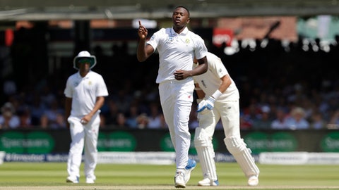 South Africa´s Rabada banned from second England Test