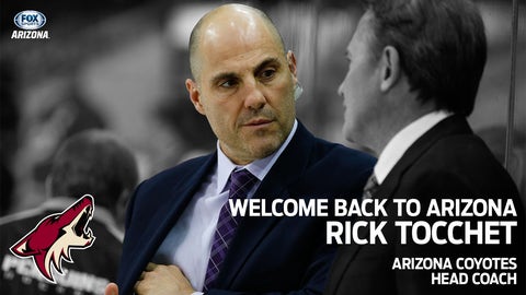Coyotes Name Tocchet as Head Coach Coyotes Name Tocchet as Head Coach