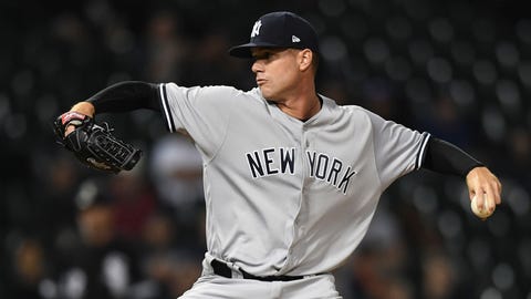 Brewers trade prospect for Yankees relief pitcher Brewers trade prospect for Yankees relief pitcher