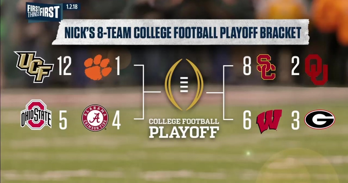 Nick Wright wants an 8-game CFB playoff because it’s the most fair process 