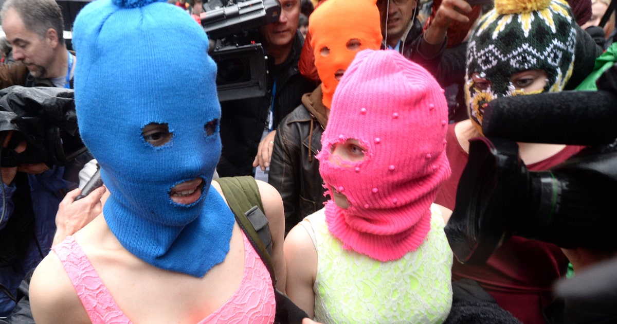 Members Of Pussy Riot Attacked Whipped Unmasked In Sochi