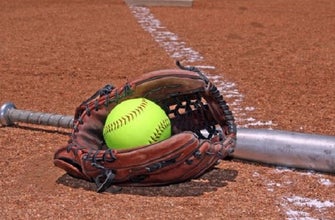 Softball pitcher tosses the perfect