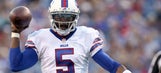 Tyrod Taylor on pace to set NFL record, and not with his legs
