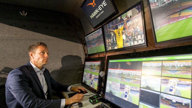 Watch FIFA use video replay for the first time to give a penalty