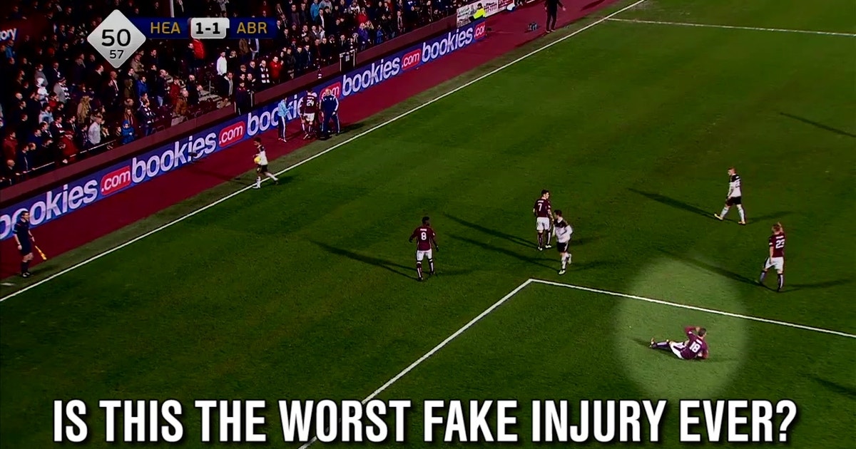 Is This The Worst Fake Injury In The History Of Soccer Fox Sports