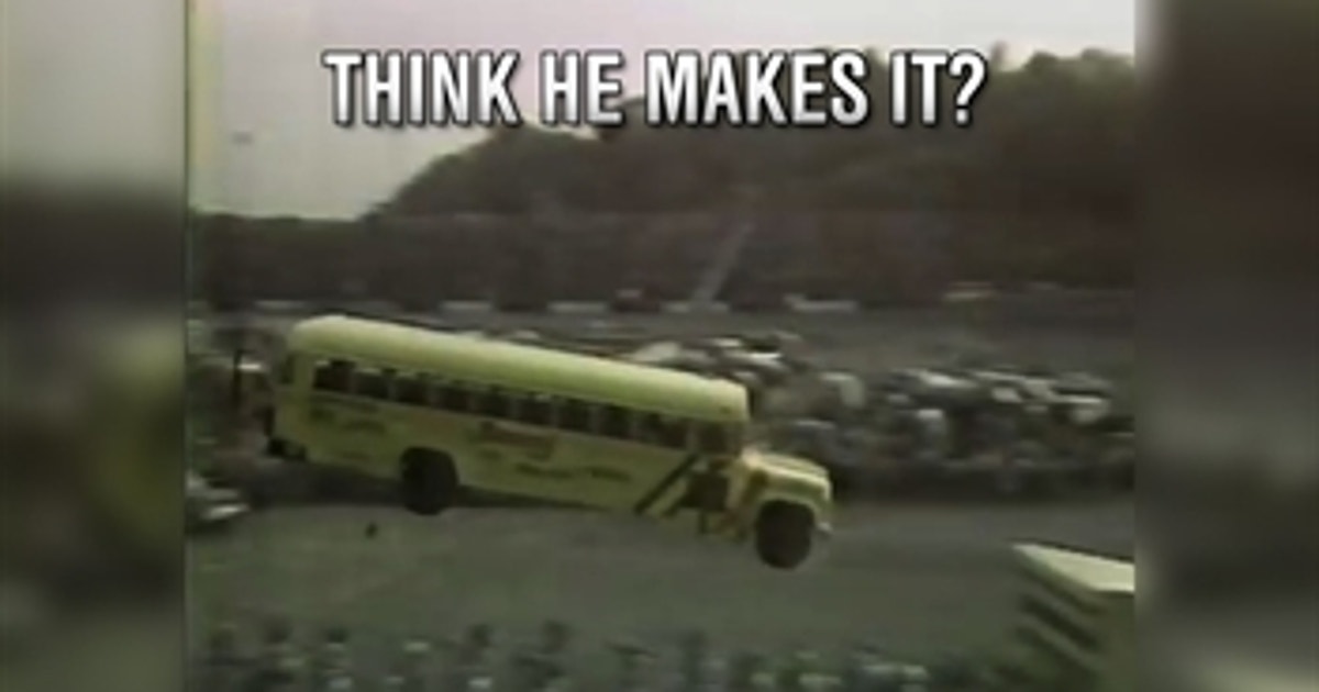 The Jumping School Bus at Bristol Motor Speedway FOX Sports