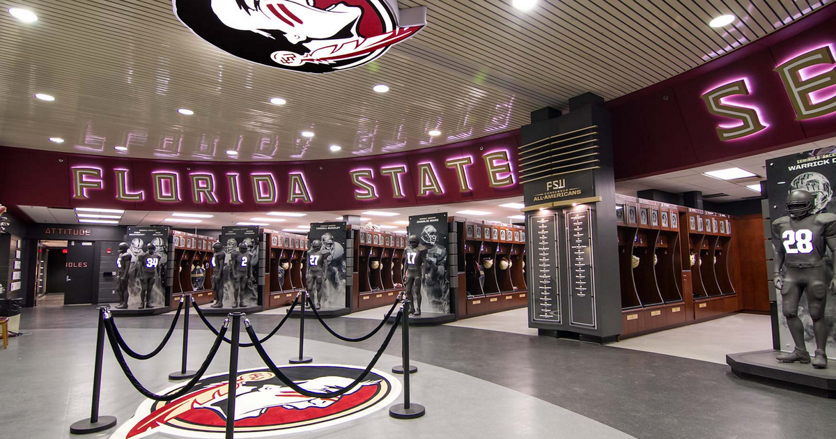 The 15 most jaw-dropping college football locker rooms 