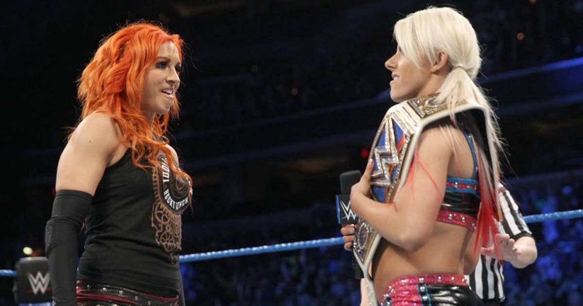 WWE SmackDown Alexa Bliss vs. Becky Lynch Steel Cage Match Set FOX