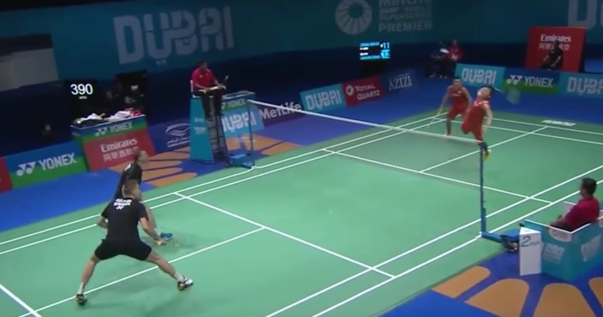 This breathtaking badminton rally is absolutely bonkers FOX Sports