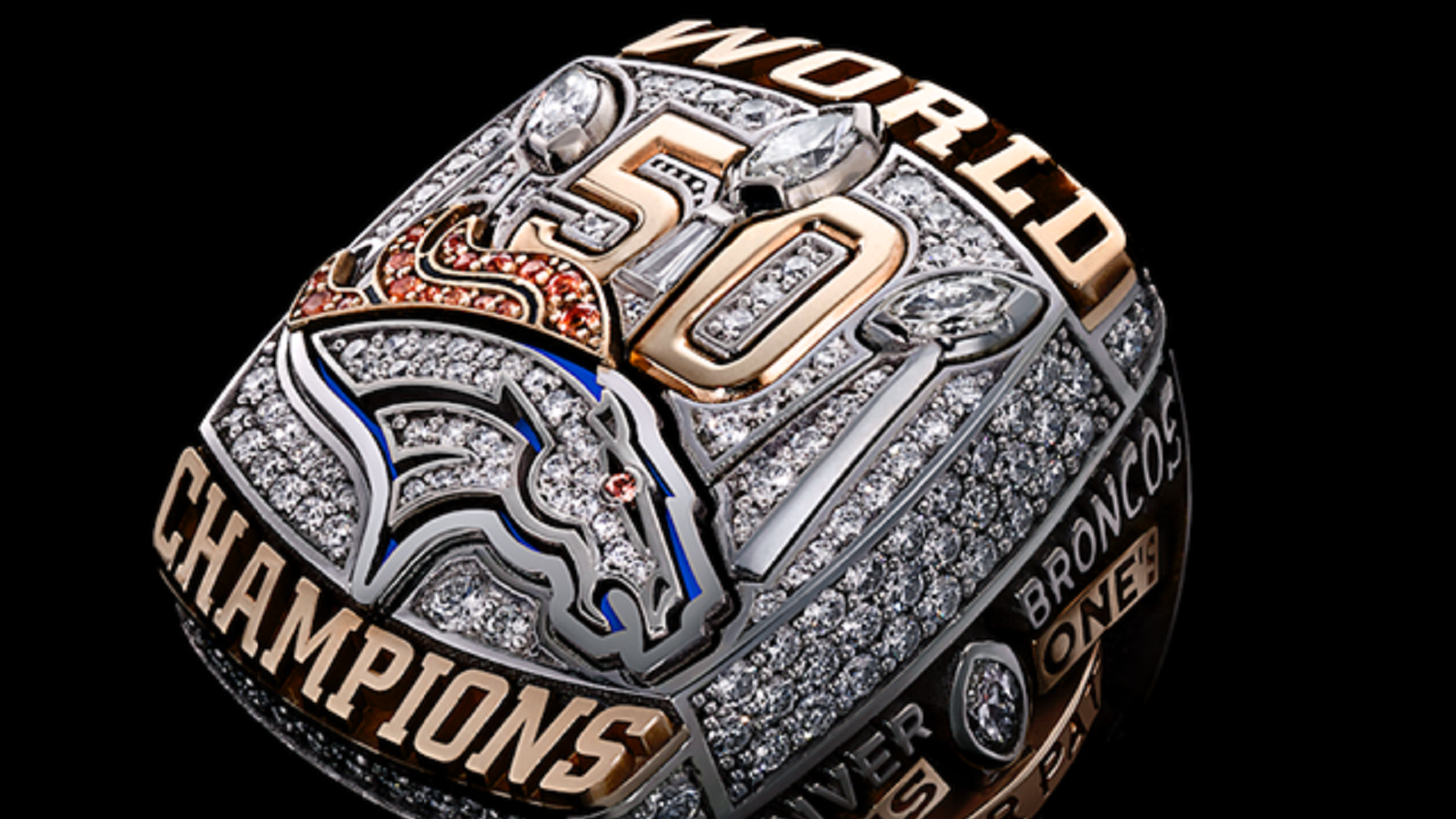 50 pictures of 50 Super Bowl rings, in 