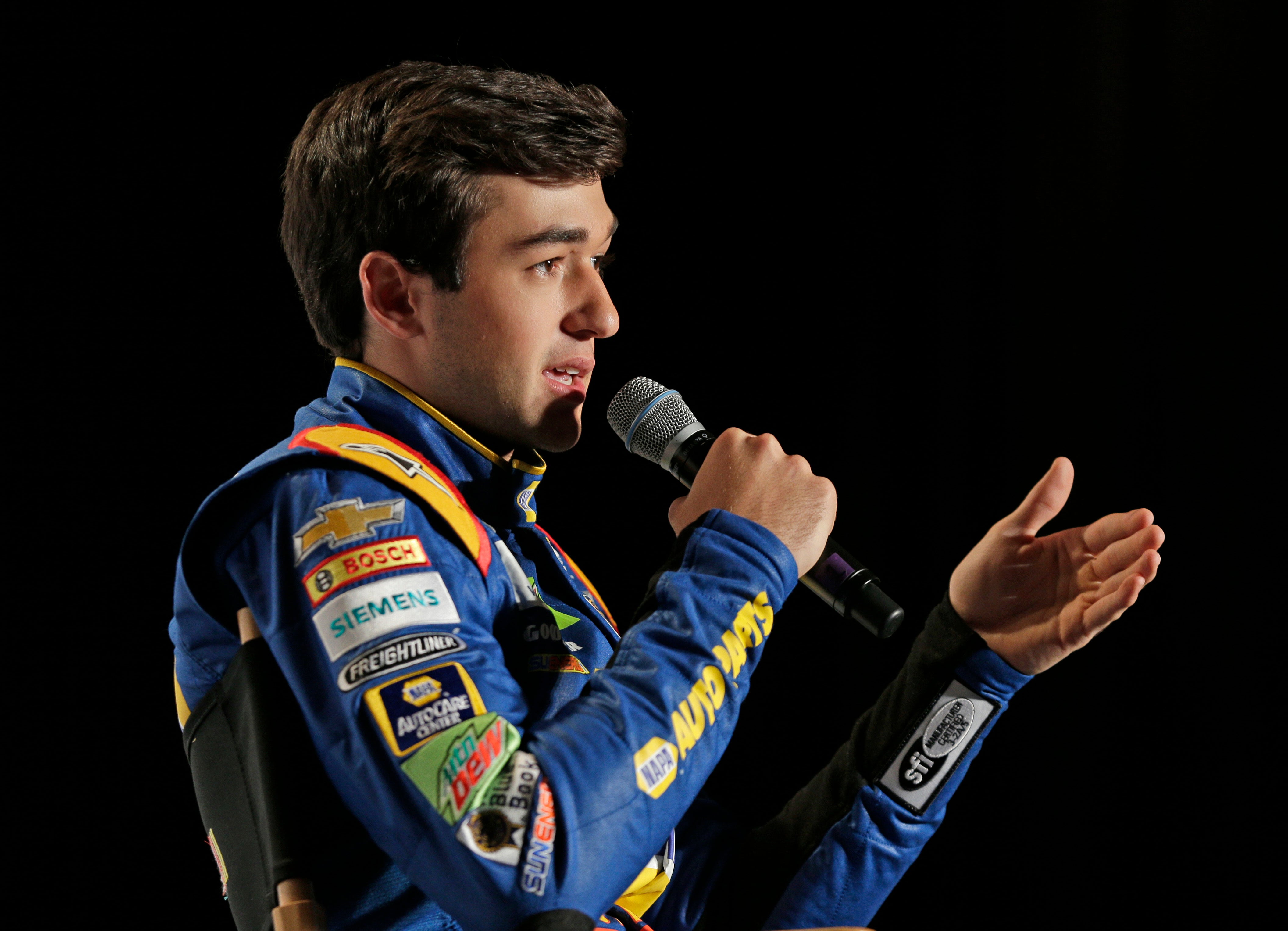 Chase Elliott reflects on winning Daytona 500 pole, playgrounds and