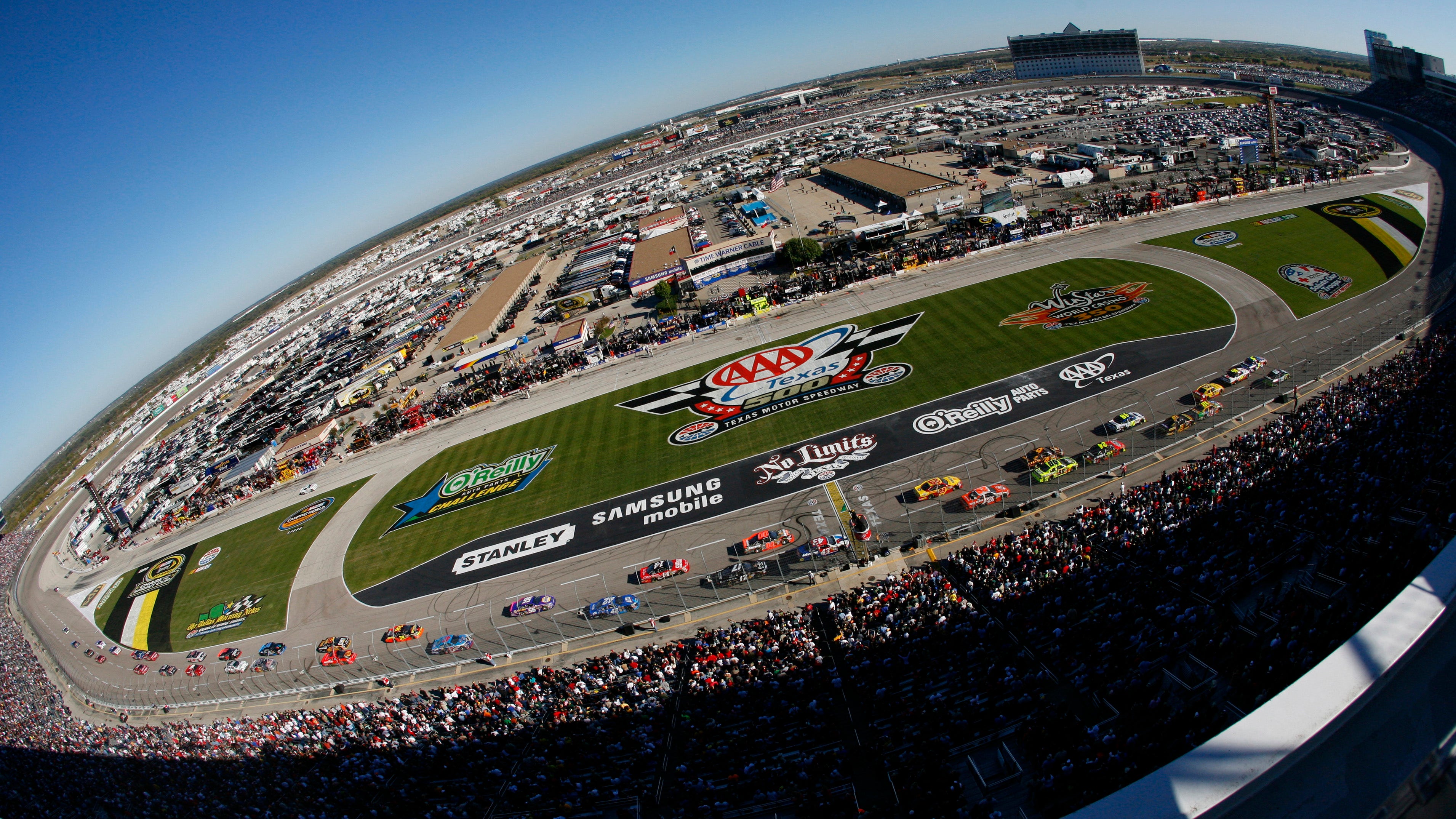 What is that small oval on courses like Texas Motor Speedway used for