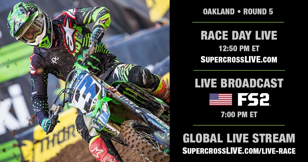 watch race day live ahead of the oakland supercross fox sports