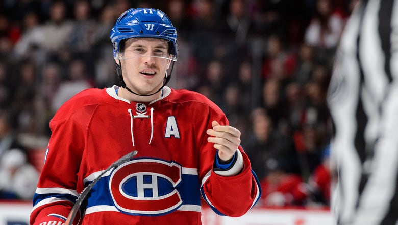 canadiens player pulled over during radio interview, gets yelled