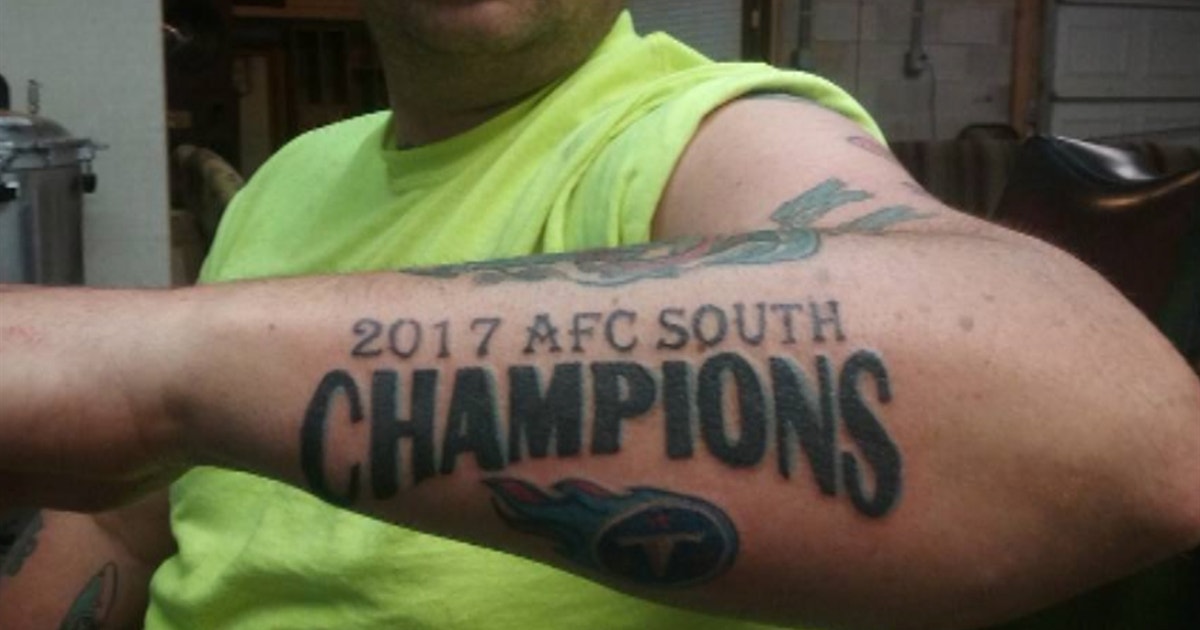 A Tennesse Titans fan got a very sad Titans tattoo FOX Sports