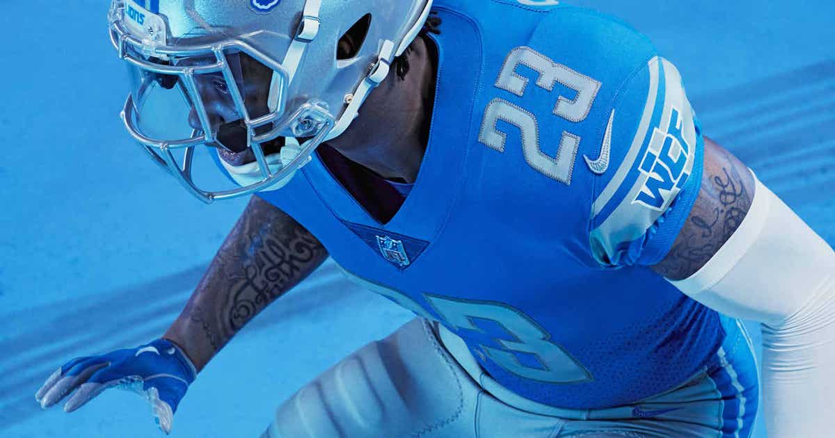 Check out the Detroit Lions' new uniforms for next season FOX Sports