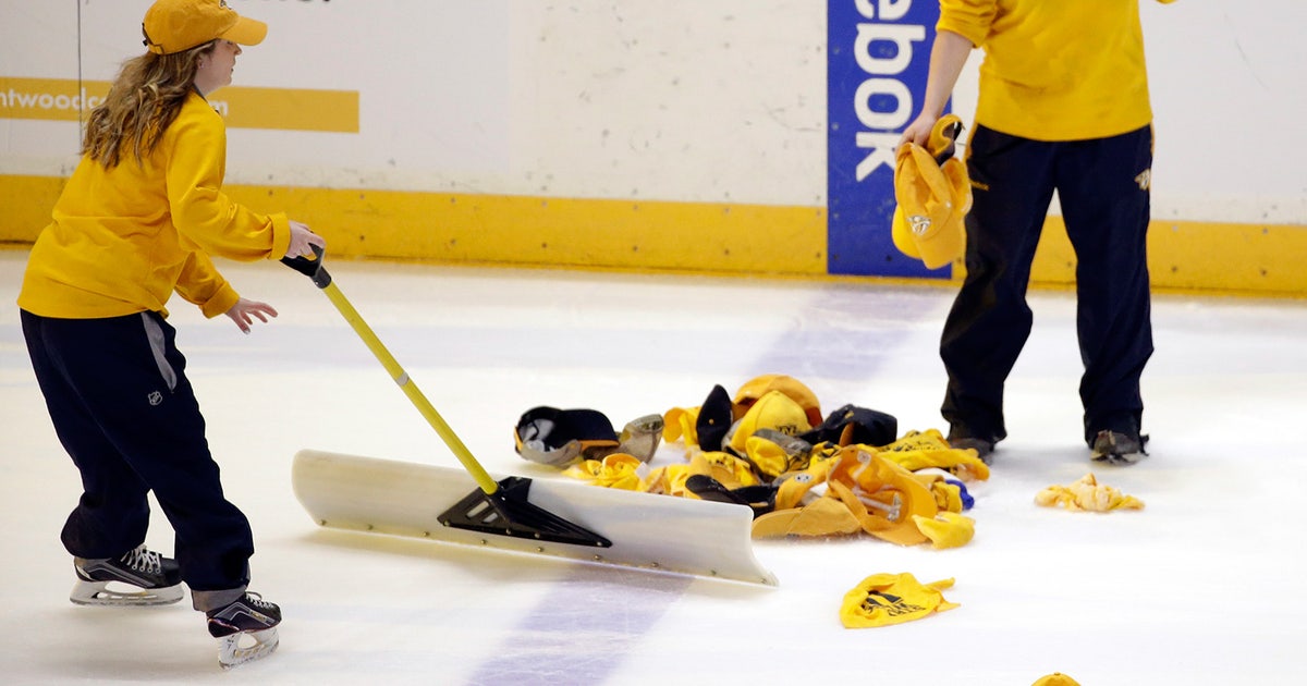 What happens to all those hats after a hat trick? | FOX Sports