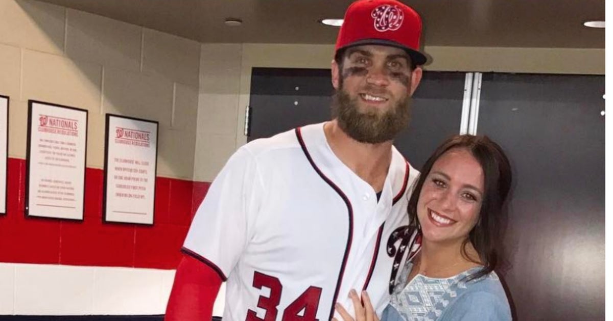 Bryce Harper's wife won't let his brawl ruin her vacation | FOX Sports