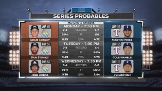Marlins pay visit to Rangers for first time since 2014