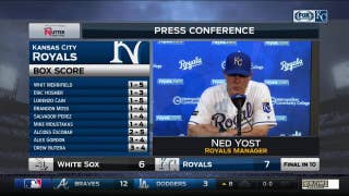 Despite deficit, Yost 'felt like we could put together some good at-bats and get back in it'