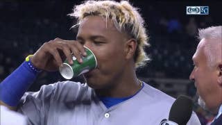 Salvador Perez praises Jakob Junis' performance in extra innings