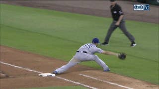 WATCH: Bonifacio, Hosmer team up for 9-3 double play