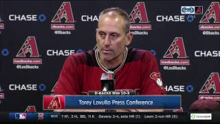 Torey Lovullo: 'One of those days we've been looking for for a while.'