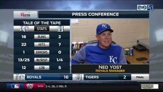 Yost after Royals beat Tigers 16-2: 'So much offense'