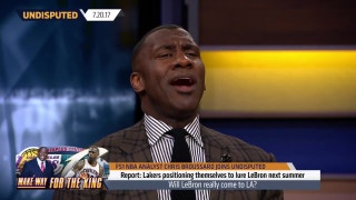 Watch Shannon's hilarious reaction to reports the Cavs are interested in Derrick Rose | UNDISPUTED