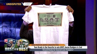 Should Tom Brady be favored over Aaron Rodgers to win NFL MVP? | UNDISPUTED