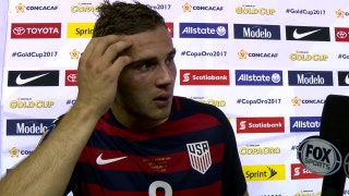 Jordan Morris reacts after scoring emotional game-winning goal | 2017 CONCACAF Gold Cup