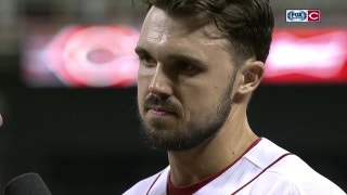 Reds' Adam Duvall describes first career walk-off hit