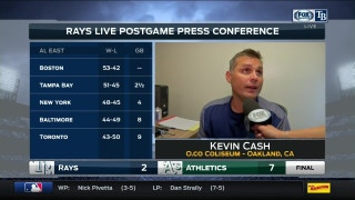 Kevin Cash: The objective is to win series, and we won another series