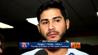 Martin Perez talks tough loss against Orioles