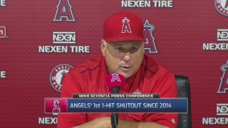Scioscia likes the rhythm his young players are finding after 7-0 win over Nationals
