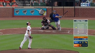 WATCH: Mike Napoli hits 3-run home run in 5th vs. Baltimore
