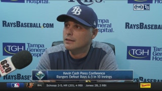 Kevin Cash on letting game slip away: 'This is a very, very tough loss'