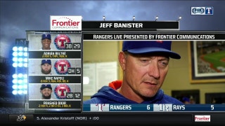 Jeff Banister on salvaging road trip, sweeping Tampa Bay