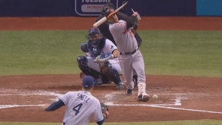 WATCH: Rays catcher Wilson Ramos leaves game after being bloodied by broken bat