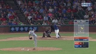 WATCH: Adrian Beltre gets 4th hit in 9th inning vs. Marlins