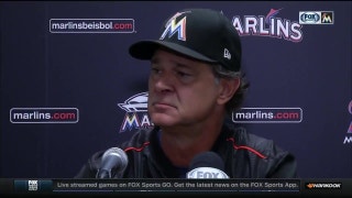 Don Mattingly reacts to Thursday's win over the Reds