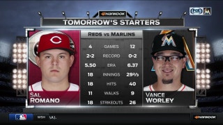 Vance Worley on mound for wrestling night at Marlins Park