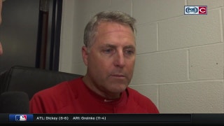 Reds' Price on Gennett's power, Adleman's outing
