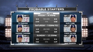 Rays make way back home to get ready for Rangers